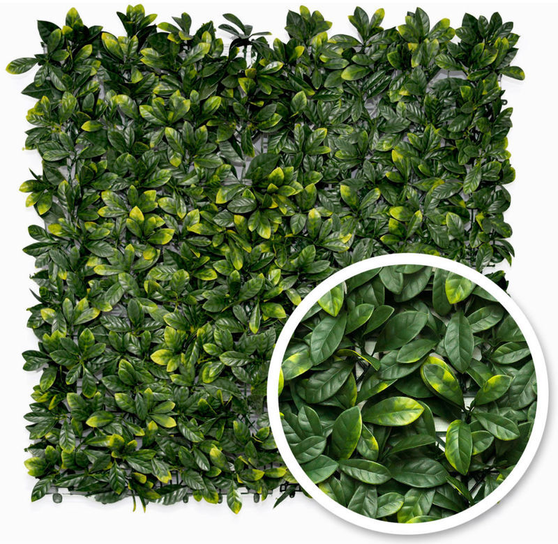 GAZONS-SYNTHETIQUES.NET Feuillage Artificiel - IMITATION LAURIER CERISE - 1m. x 1m. GAZONS-SYNTHETIQUES.NET Feuillage Artificiel - IMITATION LAURIER CERISE - 1m. x 1m.