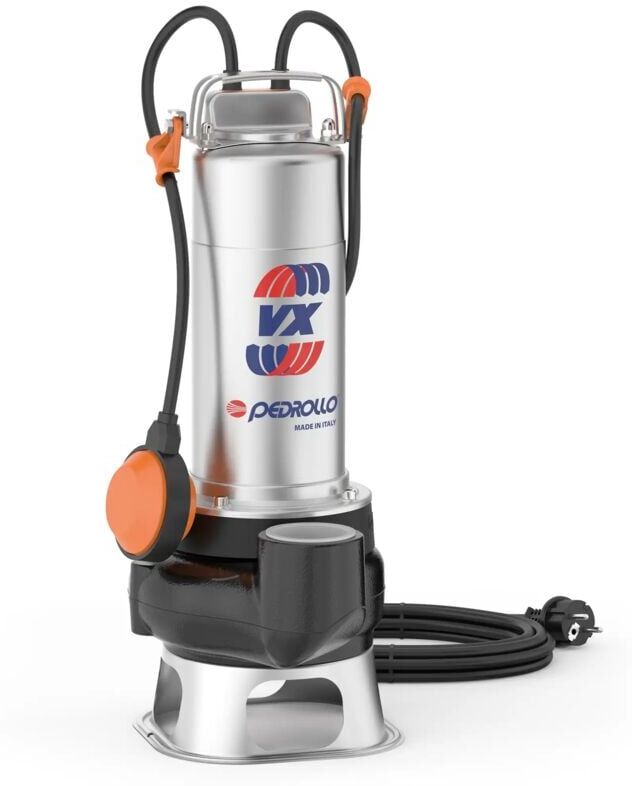 Pedrollo - VX 8/50-N (10m) - Pompe électrique VORTEX eaux usées en Pedrollo - VX 8/50-N (10m) - Pompe électrique VORTEX eaux usées en