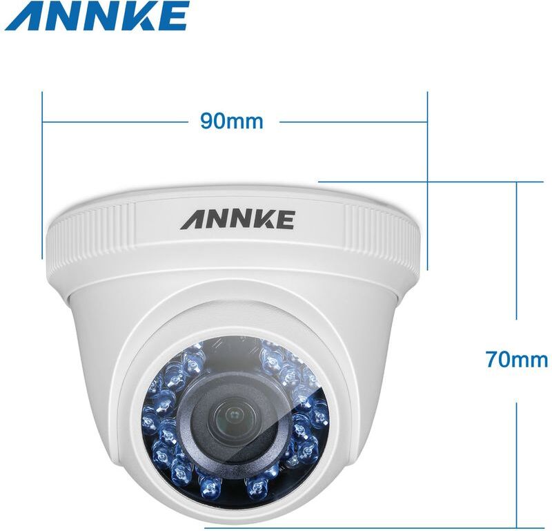 ANNKE Caméra tourelle haute définition TVI 1080P Vision nocturne jusqu'à 20 m ANNKE Caméra tourelle haute définition TVI 1080P Vision nocturne jusqu'à 20 m