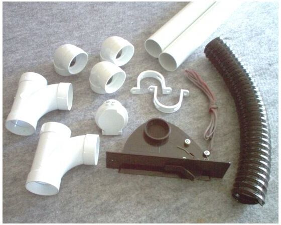 Atepac - kit 1 prise garage + 1 ramasse miettes noir Atepac - kit 1 prise garage + 1 ramasse miettes noir