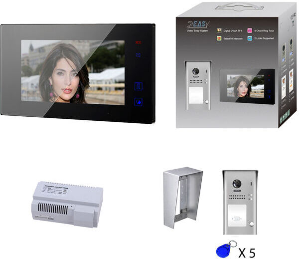 Automatisme Online - KIT VIDEO AO 7 POUCES AVEC MÉMOIRE + CAMERA Automatisme Online - KIT VIDEO AO 7 POUCES AVEC MÉMOIRE + CAMERA