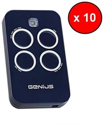 GENIUS TÉLÉCOMMANDE ECHO TX4 433 RC (LOT DE 10) - Genius GENIUS TÉLÉCOMMANDE ECHO TX4 433 RC (LOT DE 10) - Genius