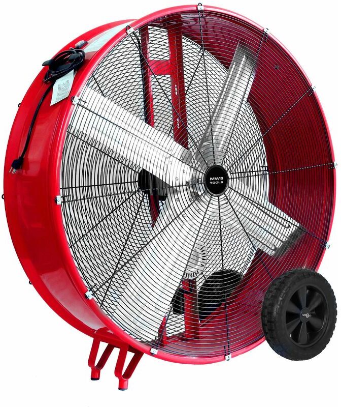 MW-TOOLS Grand ventilateur brasseur d'air mobile Ø 1200 mm - 735 W MW-Tools MW-TOOLS Grand ventilateur brasseur d'air mobile Ø 1200 mm - 735 W MW-Tools