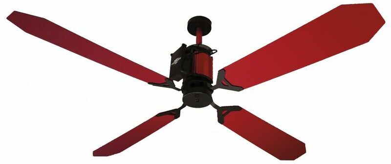 RAZZETTI Grand ventilateur de plafond rouge cm 152xh30 FAN-GTR-03 - Razzetti RAZZETTI Grand ventilateur de plafond rouge cm 152xh30 FAN-GTR-03 - Razzetti