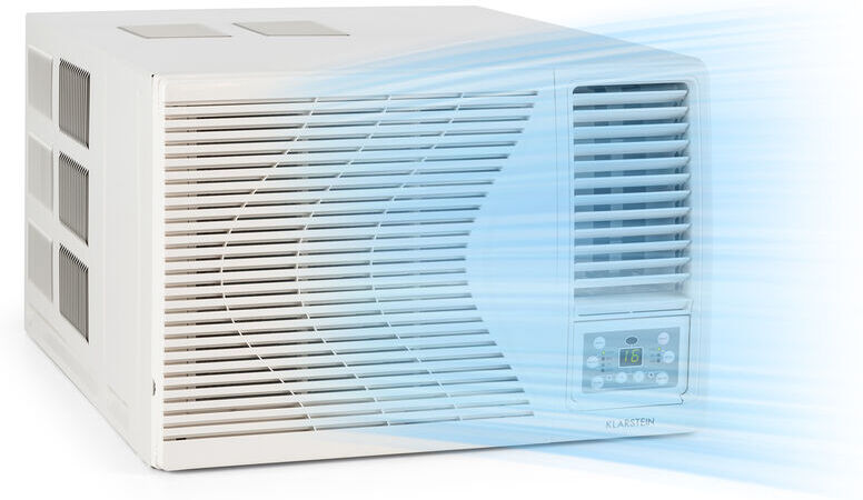 KLARSTEIN Frostik Climatiseur de fenêtre 9000 BTU/2,7 kW CEE A R32 télécommande KLARSTEIN Frostik Climatiseur de fenêtre 9000 BTU/2,7 kW CEE A R32 télécommande