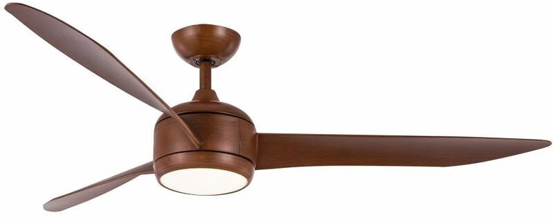 SULION Ventilateur de plafond brun avec lumière SULION 072048 SULION Ventilateur de plafond brun avec lumière SULION 072048