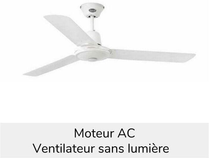 FARO Ventilateur de plafond Faro Eco indus Blanc 01 Métal 33005