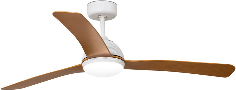 FARO BARCELONA Ventilateur de plafond Grid DC Blanc avec éclairage LED FARO BARCELONA Ventilateur de plafond Grid DC Blanc avec éclairage LED