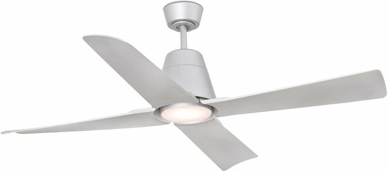 FARO BARCELONA Ventilateur de plafond Outdoor Typhoon DC Gris avec LED FARO BARCELONA Ventilateur de plafond Outdoor Typhoon DC Gris avec LED