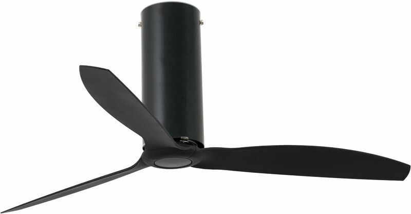 FARO BARCELONA Ventilateur de plafond Tube DC Noir mat 128 cm FARO BARCELONA Ventilateur de plafond Tube DC Noir mat 128 cm