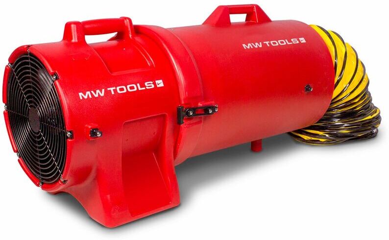 Mw-tools - Ventilateur extracteur mobile avec tuyau d'extraction et