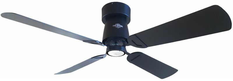 RAZZETTI Ventilateur noir moderne avec lumière cm 152xh33 FAN-CRN-04 - Razzetti RAZZETTI Ventilateur noir moderne avec lumière cm 152xh33 FAN-CRN-04 - Razzetti