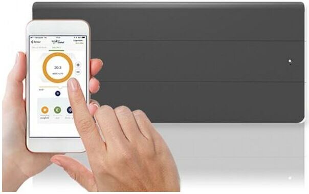 NOIROT Radiateur Fonte NOIROT - AXIOM Smart ECOControl 750W Bas Gris NOIROT Radiateur Fonte NOIROT - AXIOM Smart ECOControl 750W Bas Gris