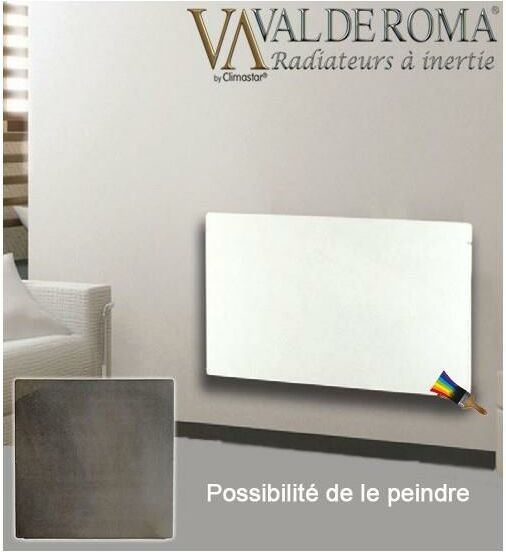 VALDEROMA Radiateur à inertie Touch Silicium Blanc Cachemire Mimetic 2000W