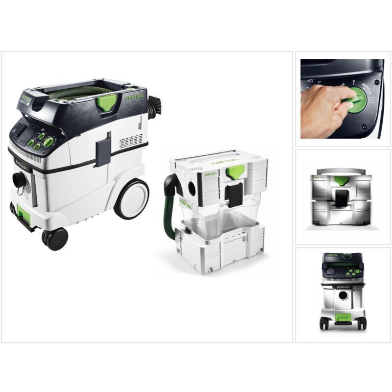 Festool Aspirateur CTM 36 E AC CLEANTEC (574983) + Festool Filtre