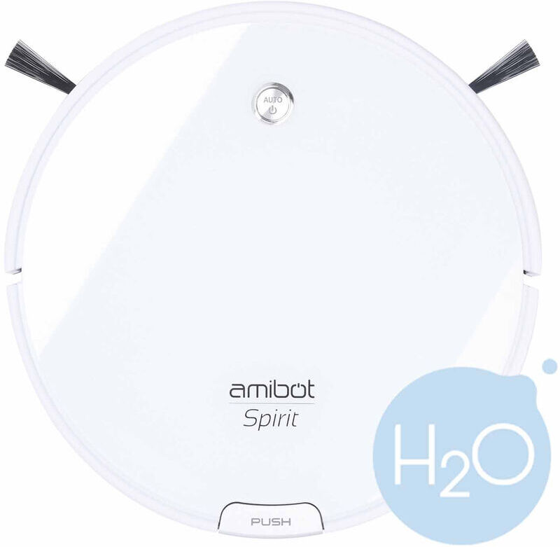AMIBOT Robot aspirateur et laveur AMIBOT Spirit Ice H2O - Blanc AMIBOT Robot aspirateur et laveur AMIBOT Spirit Ice H2O - Blanc