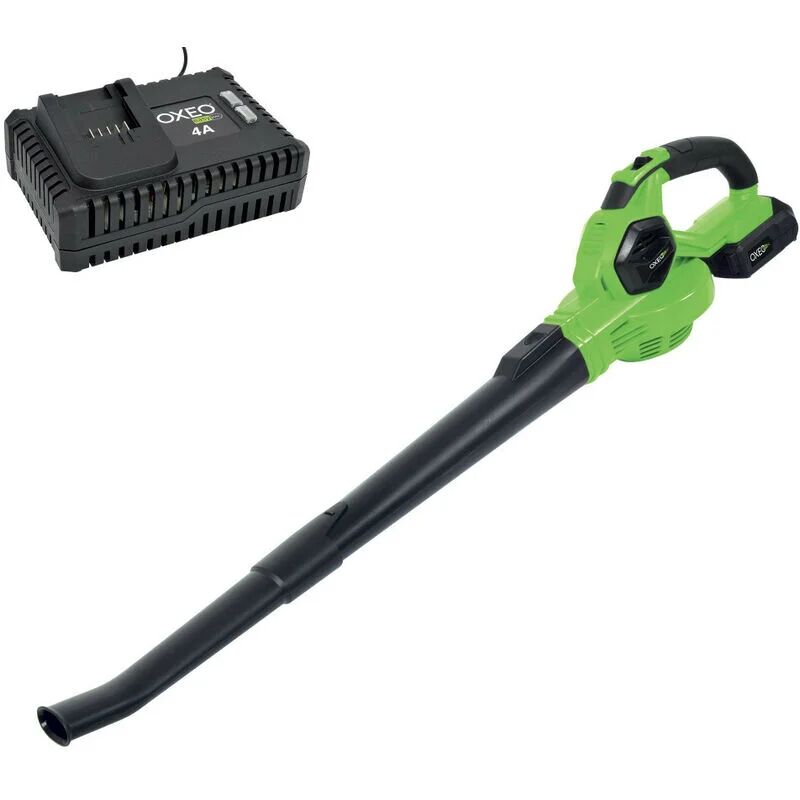 OXEO Souffleur batterie 18V Easy Full avec batterie et chargeur OXEO Souffleur batterie 18V Easy Full avec batterie et chargeur