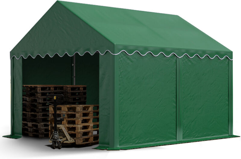 INTENT24.FR 3x4m Tente de stockage INTENT24, PVC env. 550 g/m², H. 2m INTENT24.FR 3x4m Tente de stockage INTENT24, PVC env. 550 g/m², H. 2m