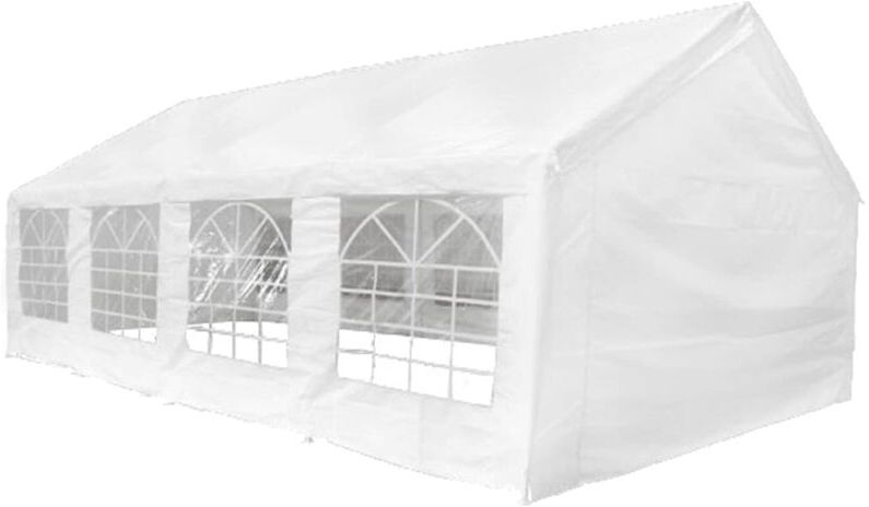 VIDAXL Chapiteau de fête 8 x 4 m Blanc - Vidaxl