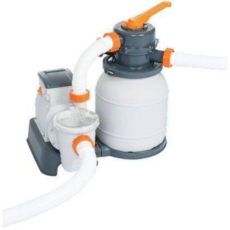 BESTWAY Filtre a sable 5,678 m³/H + pré-filtre - Blanc BESTWAY Filtre a sable 5,678 m³/H + pré-filtre - Blanc