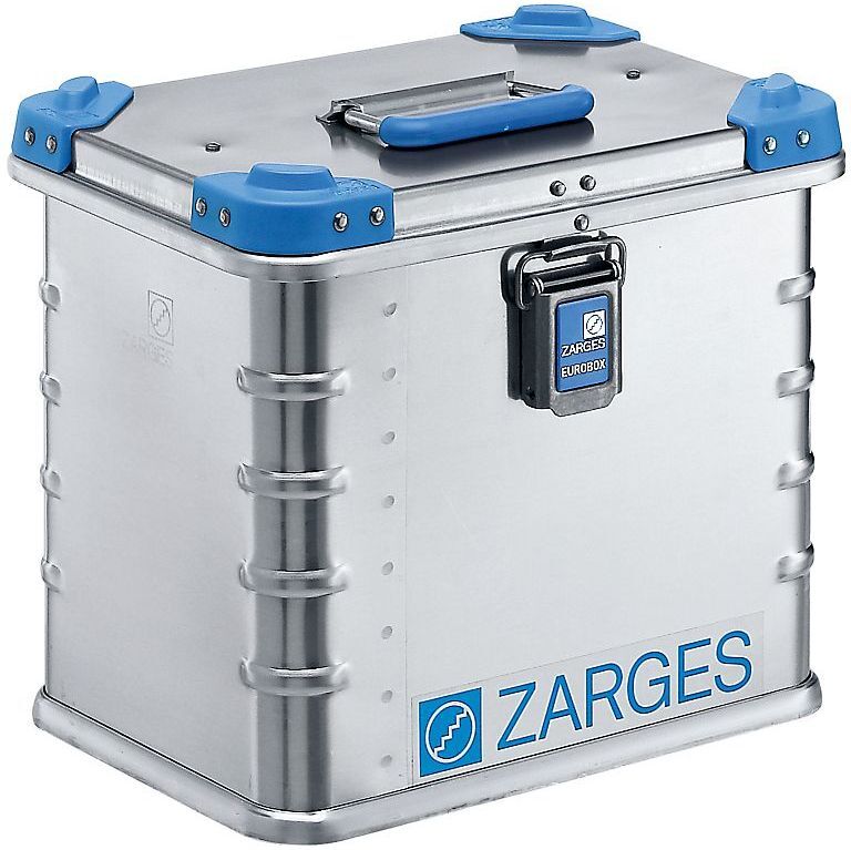 ZARGES Caisse universelle en aluminium - capacité 27 l - dim. ext. L x ZARGES Caisse universelle en aluminium - capacité 27 l - dim. ext. L x
