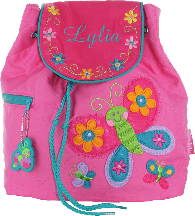 Stephen Joseph Sac à dos Papillon rose personnalisé Stephen Joseph Sac à dos Papillon rose personnalisé