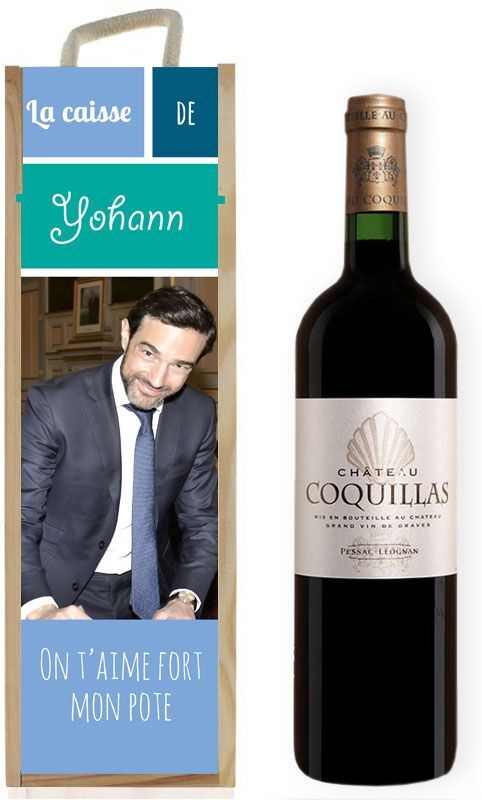 Amikado Caisse à vin personnalisée photo Amikado Caisse à vin personnalisée photo