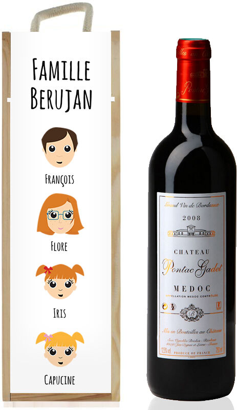 Amikado Caisse à vin We Are Family Amikado Caisse à vin We Are Family