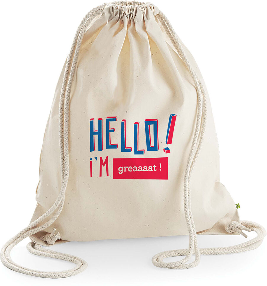 Amikado Sac de loisir personnalisé HELLO Amikado Sac de loisir personnalisé HELLO