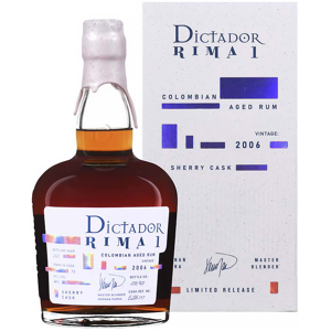 DICTADOR 2006 Rima Sherry Cask, Rhum 44%