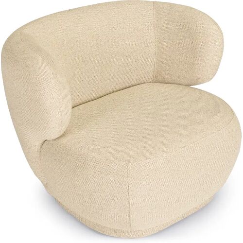 NV GALLERY Fauteuil GIULIA - Fauteuil, Beige sable, 90x70 Beige