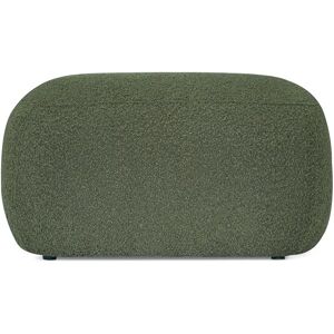 NV GALLERY Pouf VOLTA - Pouf, Vert kaki boucle, H40 Vert kaki