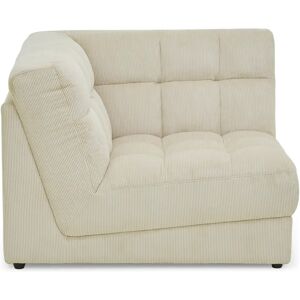 NV GALLERY Fauteuil angle modulable PAUL - Fauteuil d'angle modulable, Beige pampa anti-taches Blanc