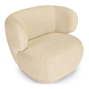 NV GALLERY Fauteuil GIULIA - Fauteuil, Beige sable, 90x70 Beige