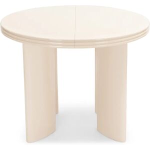 NV GALLERY Table a manger extensible MIRA - Table a manger extensible, pour 4-8 personnes, Bois beige glossy, L100-180 Beige