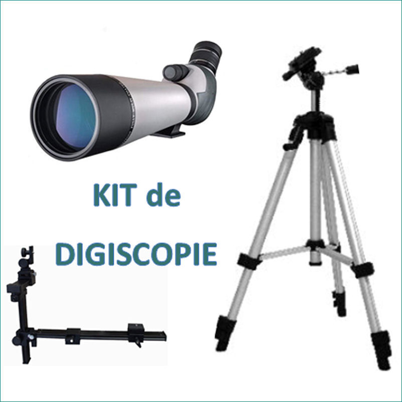 DIGITAL OPTIC KIT Digiscopie DIGITAL OPTIC Longue vue 20-60x80 (trépied et adaptateur photo) DIGITAL OPTIC KIT Digiscopie DIGITAL OPTIC Longue vue 20-60x80 (trépied et adaptateur photo)