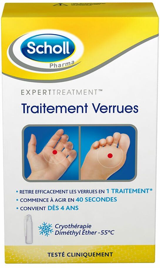 Scholl® S.O.S verrues cryothérapie pieds et mains ml spray Scholl® S.O.S verrues cryothérapie pieds et mains ml spray