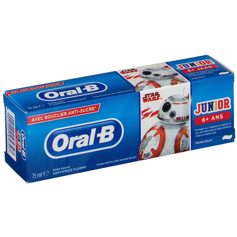Oral-B® Oral-B Junior Star Wars dentifrice ml dentifrice(s) Oral-B® Oral-B Junior Star Wars dentifrice ml dentifrice(s)