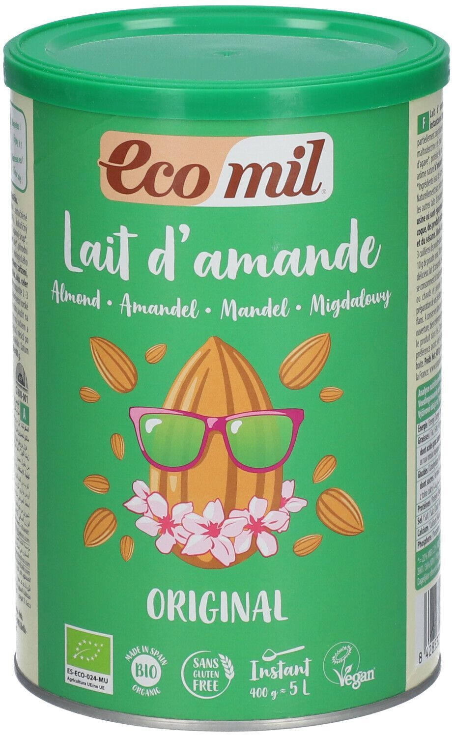 EcoMil Lait d’Amande Instant Bio g poudre EcoMil Lait d’Amande Instant Bio g poudre
