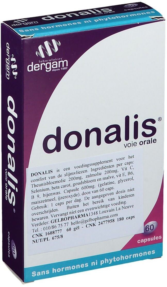 Donalis Dergam Donalis pc(s) comprimé(s) enrobé(s) Donalis Dergam Donalis pc(s) comprimé(s) enrobé(s)