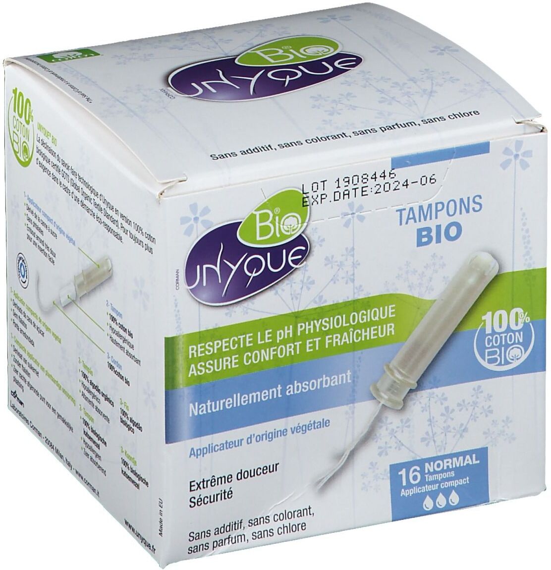 UNYQUE® BIO Ultra Protection Normale Tampons avec applicateur pc(s) tampon(s) UNYQUE® BIO Ultra Protection Normale Tampons avec applicateur pc(s) tampon(s)