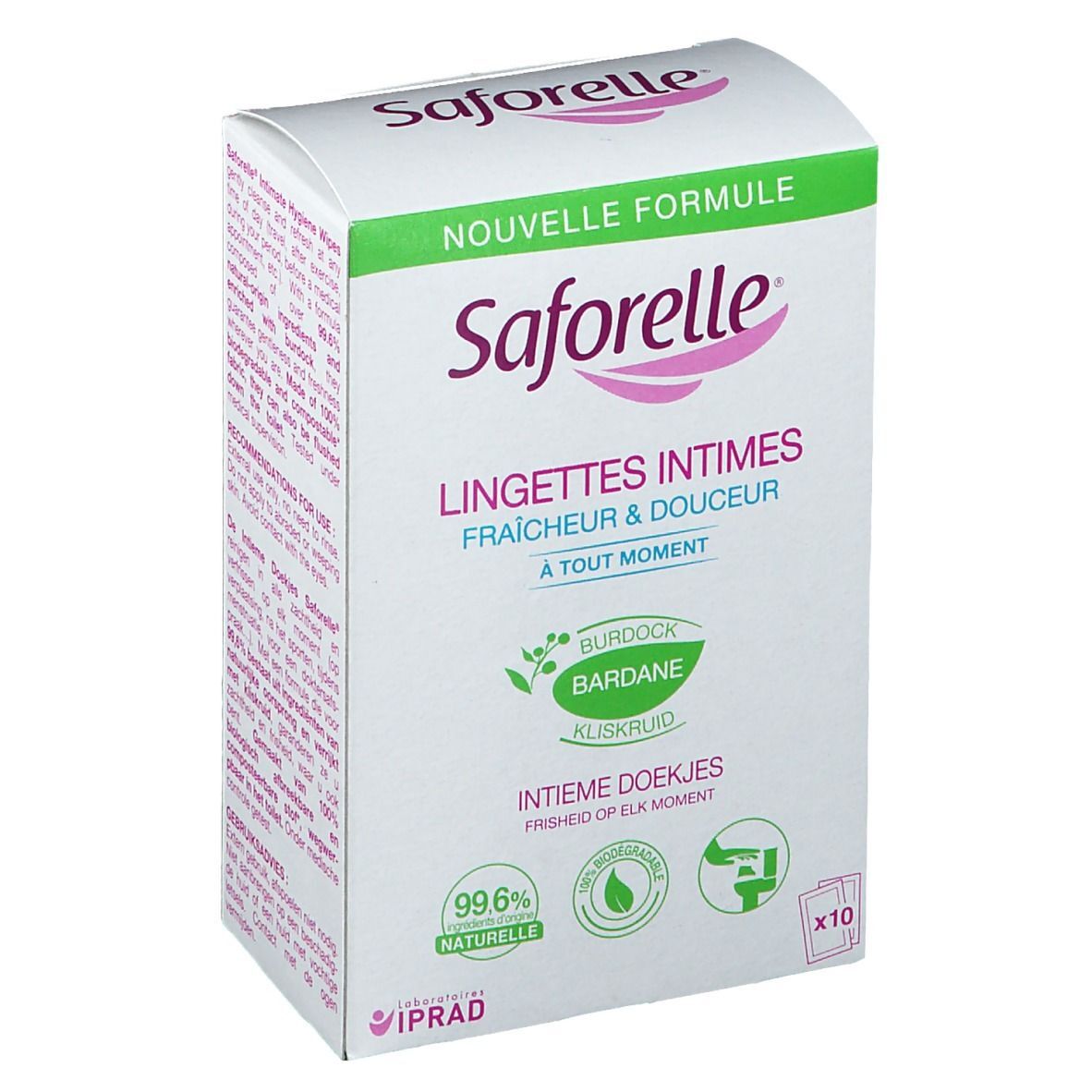 Saforelle® Lingettes intimes sachets individuels pc(s) lingette(s)