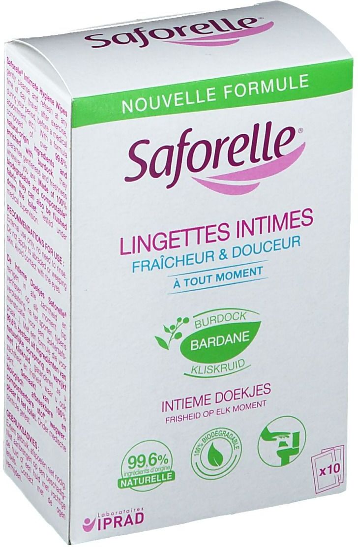 Saforelle® Lingettes intimes sachets individuels pc(s) lingette(s) Saforelle® Lingettes intimes sachets individuels pc(s) lingette(s)