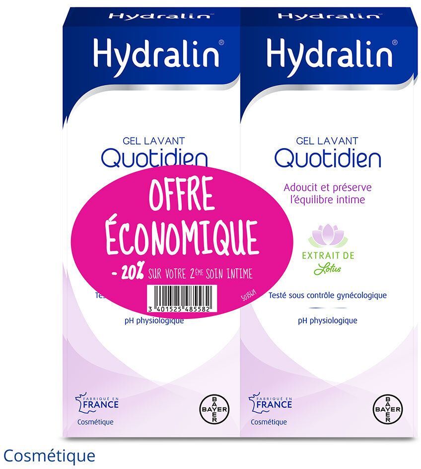 Hydralin® Quotidien ml gel nettoyant Hydralin® Quotidien ml gel nettoyant