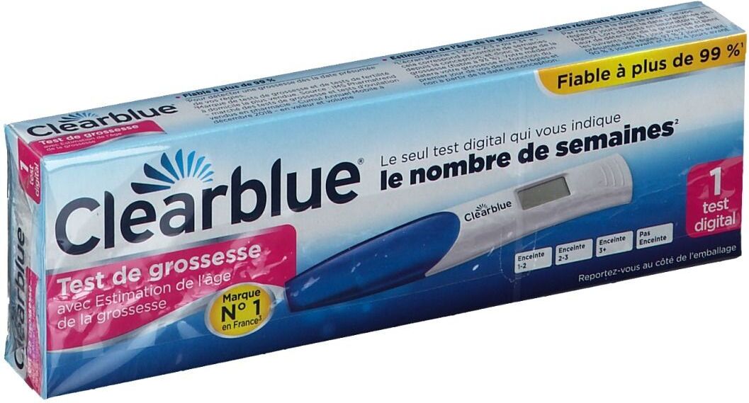 Clearblue Test De Grossesse Digital Avec Estimation Âge De Grossesse pc(s) test(s) Clearblue Test De Grossesse Digital Avec Estimation Âge De Grossesse pc(s) test(s)