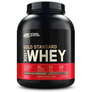 Optimum Nutrition 100 % Whey Gold Standard, Extreme Milk Chocolate, Poudre 2270 g Poudre