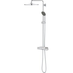 GROHE Vitalio Joy - Système de douche Vitalio Rain 310 Mono avec mitigeur thermostatique et étagère chrome