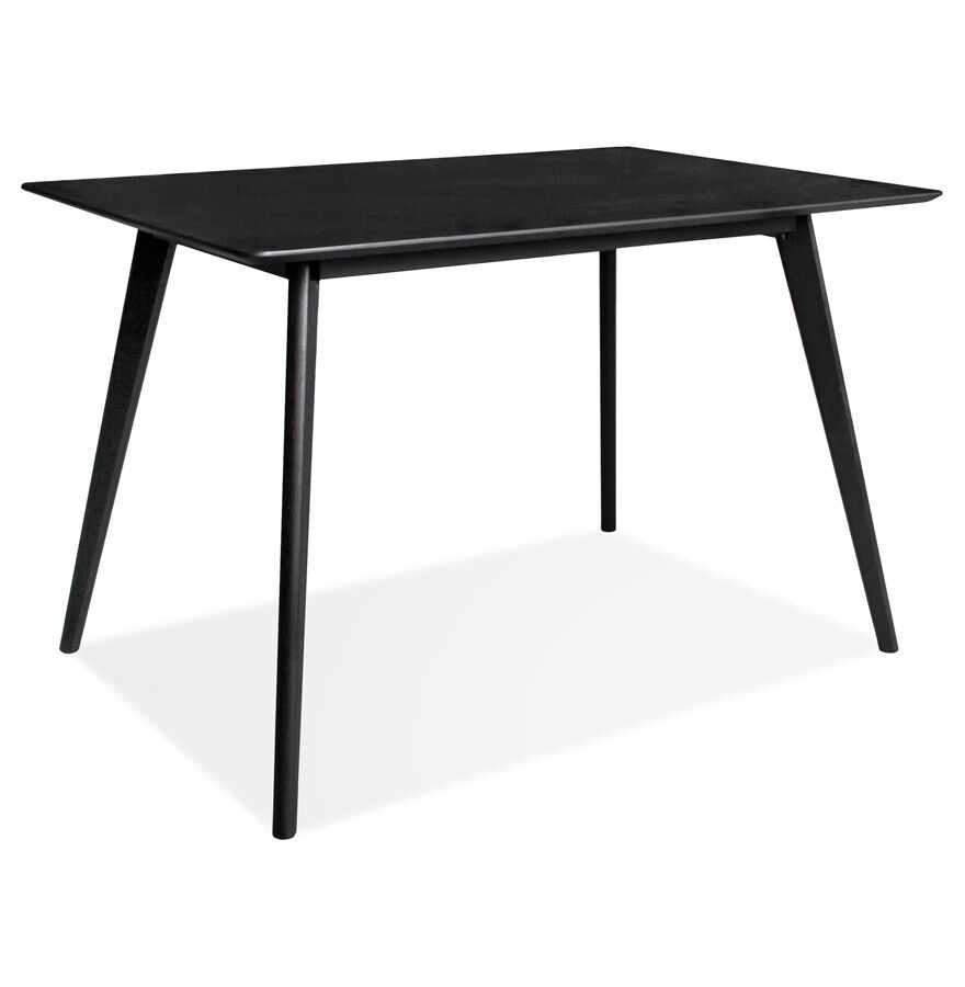 Alterego Petite table / bureau design 'MARIUS' noire - 120x80 cm