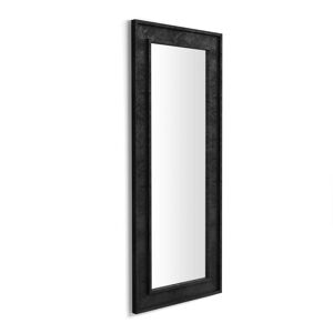 Mobili Fiver Miroir mural/miroir au sol Angelica, 160x67 cm, Noir Beton