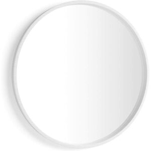 Mobili Fiver Miroir rond Olivia, diametre 82, Frene blanc